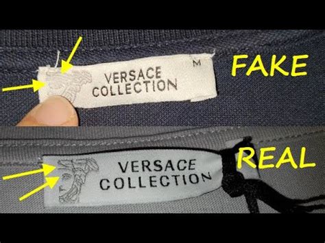 how to spot fake versace shirt